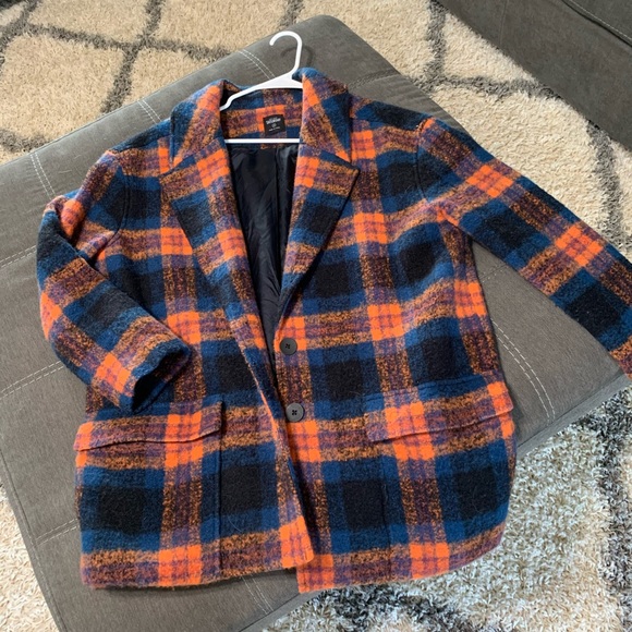 Kate Spade Saturday plaid coat